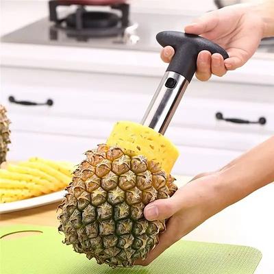 Stainless Steel Pineapple Corer Peeler Cutter Easy Fruit Parer Cutting Tool Home Kitchen Western Restaurant Accessories