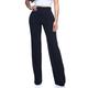 Women's Dress Pants Flared Pants Pants Trousers Solid Color Full Length Micro-elastic High Waist Elegant Stylish Formal Office Black White S M Fall Winter