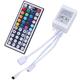 4-Port DIY RGB LED Strip Lights Wireless IR Remote Controller Receiver 44 Keys Dimmer DC12-24V 6A For SMD 2835 5050 3528 Beads