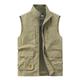 Men's Vest Gilet Fishing Vest Hiking Vest Sleeveless Vest Gilet Jacket Outdoor Street Daily Going out Streetwear Casual Spring Fall Pocket Polyester Nylon Breathable Plain Zipper Stand Collar Loose