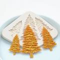 1pc DIY Christmas Tree Silicone Cake Mold For Baking Accessories Cake Decorating Tools Resin Molds Kitchen Baking Tools