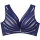 Women's Push Up Bras 3/4 Cup Lace Pure Color Hook Eye POLY Sexy 1PC Black Blue / Plus Size / Plus Size