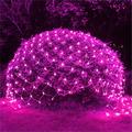 LED Net Mesh Fairy String Light 810 64M Flexible Window Curtain Holiday Lights for Party Yard Garden Colorful Decoration Lighting 96/200/672/2600 LEDs