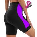 Women's Cycling Shorts Padded Cycling Underwear Bike Padded Shorts with Pockets 5D padded Bottoms Mountain Bike MTB Road Bike Cycling Breathable Sweat-wicking Sports Activewear