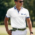 Floral Men's Sportswear 3D Print Polo Shirt Golf Polo Sports Outdoor Street Gym Pique Polo Shirt Short Sleeve Turndown Polo Shirts Black White Summer S M L Micro-elastic Lapel Polo