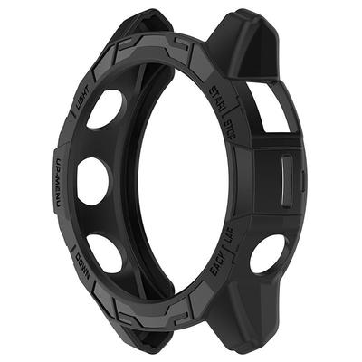 Watch Case Compatible with Garmin Fenix 7 Pro / Fenix 7S Pro / Fenix 7X Pro / Epix Pro 51mm / Epix Pro 42mm Rugged Dust Proof Bumper Full Cover TPU Watch Cover