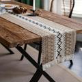 1pc, Bohemian Patchwork Burlap Table Runner - Farmhouse Style Doily for Country Weddings, Bridal Showers, and Dinner Parties - Perfect Home Decor