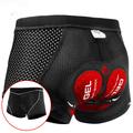 Men's Cycling Underwear Shorts Biker Shorts Cycling Underwear Bike Underwear Shorts Padded Shorts / Chamois Semi-Form Fit Mountain Bike MTB Road Bike Cycling Sports 3D Pad Cycling Breathable