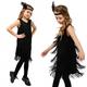 Retro Vintage Roaring 20s 1920s Flapper Dress Dress Girls' Tassel Fringe Carnival Performance Party / Evening Kid's Dress