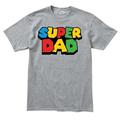 Mario T-shirt Super Dad Print Street Style T-shirt For Men's Women's Unisex Adults' Hot Stamping 100% Cotton Casual Daily