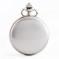 Men Pocket Watch Hollow Engraving Stainless Steel Watch