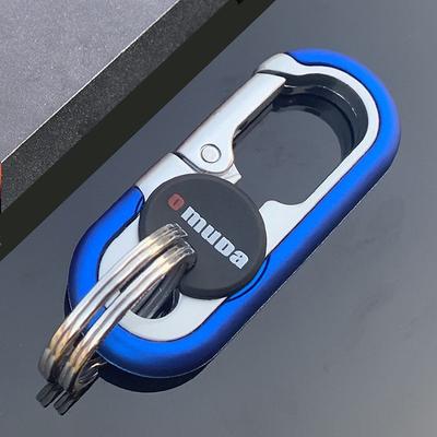 Car Key Chain - Creative High-Grade Metal Alloy Key Ring, Men's Waist Hanging Key Pendant for Car Accessories