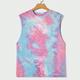 Men's Tank Top Vest Top Undershirt Sleeveless Shirt Tie Dyed Crewneck Sports Outdoor Vacation Sleeveless Print Clothing Apparel Fashion Daily Sport