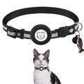 For Airtag Case and Cat Collar Airtag Cat Collar for Airtag Collar With Bell Airtag Reflective Fishbone Pet Collar(no tracker)