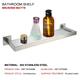 Bathroom Shelf Adorable Creative Contemporary Modern Stainless Steel Tempered Glass Metal 1PC - Bathroom Wall Mounted