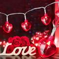 1.5-20M Love Heart String Lights Good Wishes Proposal Confession Love Lantern Bedroom Room Creative Hanging Lamp LED String Lights Holiday Lights Outdoor Creative Party Batteries Powered 1Set