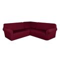 Waterproof Corner Sectional Couch Covers L Shape Sofa Cover Stretch Jacquard Soft Thick U Shaped Slipcovers Set Living Room Universal Non Slip Pet Dog Furniture Protector