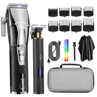 Rechargeable Electric Men's Hair clipper - T-blade hair clipper for beard trimming - Professional quality