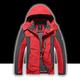 Men's Waterproof Hiking Jacket Hiking Windbreaker Summer Outdoor Solid Color Thermal Warm Windproof Lightweight Breathable Jacket Hoodie Top Camping / Hiking Hunting Ski / Snowboard Black / Red Bule