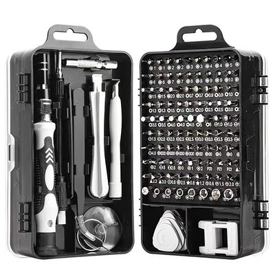 115 In 1 Precision Screwdriver Package, DIY Tool Kit, Tool Kit For Repairing Mobile Phone Laptop Watch Glasses , Small Screwdriver Kit Carrying Tool Case