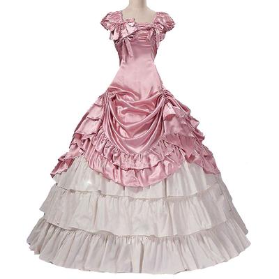 Rococo Victorian 18th Century Vintage Dress Dress Party Costume Masquerade Prom Dress Maria Antonietta Plus Size Women's Girls' Ball Gown Carnival Carnival Performance Party / Evening Dress
