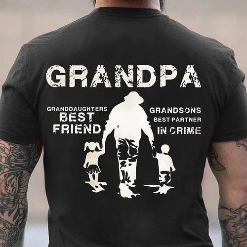 Men's Graphic Letter T Shirt Grandpa T Shirt Short Sleeve T shirt 3D Print Crew Neck Shirt Vintage Fashion Designer Outdoor Daily Sports Black Red Navy Blue Spring Summer Clothing Apparel S M L XL