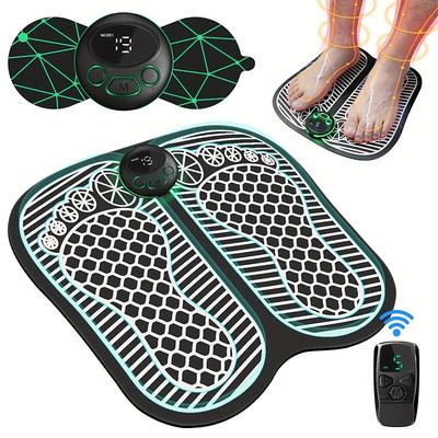 Foot Massager Mat TENS Back Muscle Stimulator With Remote Control Electric Pulse Feet Acupressure Pad Massager Machine