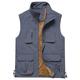 Men's Hiking Fleece Vest / Gilet Fishing Vest Winter Fleece Jacket Top Outdoor Work Vest Casual Lightweight Multi Pockets Windproof Travel Cargo Safari Photo Vest Wear Resistance Warm Waistcoat