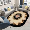 Simple European Retro Style Living Room Coffee Table Carpet Homestay Bedroom Large Area Covered with Kitchen Carpet Doormat for Entry