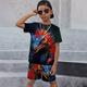 Boys 3D Graphic Animal Dragon T-shirt Shorts T-shirtSet Clothing Set Short Sleeve 3D prints Summer Spring Active Sports Fashion Polyester Kids 3-13 Years Outdoor Street Vacation Regular Fit