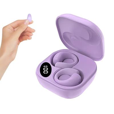 Small Clip Open Ear Headphones Wireless Ear Clip Air Conduction Conducting Earphone Headset With Mic Open Ear Earbuds