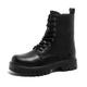 Men's Boots Fashion Boots Combat Boots Platform Boots Casual British Daily PU Comfortable Slip Resistant Booties / Ankle Boots Lace-up Black Fall Winter