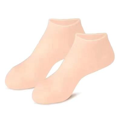 Silicone Gel Moisturizing Socks - Women's Foot Spa Pedicure Socks for Dry Cracked Feet Women, Gel Socks Foot Care For Repairing Dry Feet, Cracked Heels Softening Rough Skin
