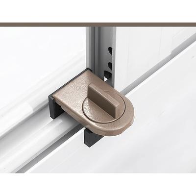 1pc Aluminum Alloy Sliding Door Window Lock, With Anti-pinch, Anti-theft, Anti-fall Function Safety Lock
