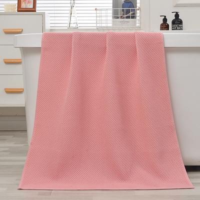 Waffle Style 100% Cotton Bath Towel, Lightweight, Breathable, Absorbent, And Quick Drying Japanese Honeycomb Bath Towel Multi Colors