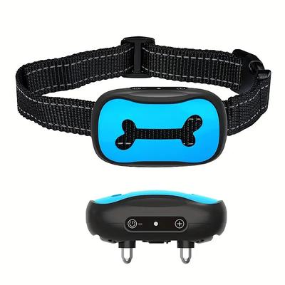 1pc Smart Ultrasonic Anti-barking Device Rechargeable Automatic Dog Training Collar Anti-barking Collar