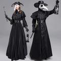 Plague Doctor Costume Cloak Halloween Couples Costumes Cosplay Medieval Steampunk Priest Renaissance Costume Outfits Cloak Cape