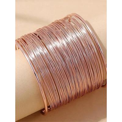 Women's Bangle Fashion Outdoor Geometry Bracelets Bangles