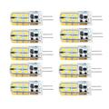 10pcs 2.5W LED Bi-pin Corn Lights Bulbs 260lm Dimmable G4 SMD2835 Landscape 25W Halogen Bulb Replacement Warm Cold White AC12V DC12V AC220V