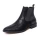 Men's Boots Chelsea Boots Dress Shoes Walking Casual British Office Career Party Evening Cowhide Warm Height Increasing Booties / Ankle Boots Loafer Almond Dark Brown Black Fall Winter