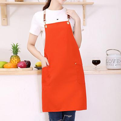 Waterproof Chef Apron For Women and Men, Kitchen Cooking Apron, Personalised Gardening Apron with Pocket, Cotton Canvas Work Apron Cross Back Heavy Duty Adjustable