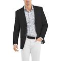 Men's Linen Blazer Jacket Beach Wedding Casual Tailored Fit Solid Colored Single Breasted Two-buttons Black White Pink Burgundy Royal Blue Beige Grey 2024