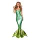 The Little Mermaid Mermaid Dress Cosplay Costume Outfits Masquerade Fancy Costume Adults' Women's Mermaid and Trumpet Gown Slip Cosplay Costume Halloween Halloween Halloween Masquerade Mardi Gras