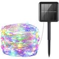 Outdoor Solar LED String Lights Wedding Decoration 10M 33ft 100 LED 8 Lighting Modes Waterproof Fairy Lights Garden Christmas Wedding Birthday Party Holiday Decoration
