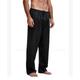 Men's Sleepwear Lounge Pants Silk Pants 1 pcs Pure Color Luxury Casual Home Faux Silk Lightweight Pant Black Royal Blue