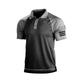 Men's Golf Polo Shirt Dark Grey Army Green Dark Navy Short Sleeve Sun Protection Top Summer Golf Attire Clothes Outfits Wear Apparel