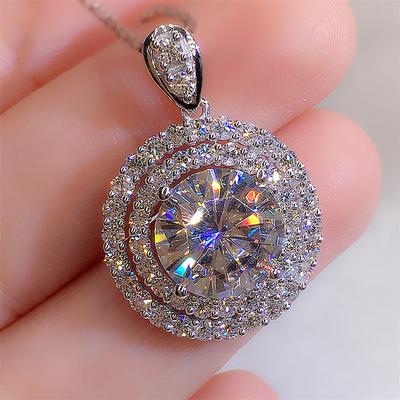 Choker Necklace Rhinestone Copper Rhinestones Women's Elegant Vintage Fashion Geometrical Round Necklace For Wedding Valentine's Day Daily