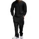 Men's T-shirt Suits Tracksuit Tennis Shirt Tees and Drawstring Long Pants Plain Crew Neck Daily Wear Vacation Long Sleeve 2 Piece Clothing Apparel Gymnatics Casual