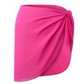 Women's Wrap Skirt Cover Up Mini Skirts Lace up High Waisted Plain Pure Color Holiday Beach Summer Polyester Vacation Fashion Sexy Holiday Black White Pink Red