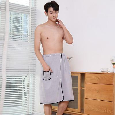 Men's Wearable Bath Towel with Pocket Soft Microfiber Magic Swim Beach Towel Blanket Wrap up Shower Skirts Are Softer Than Absorbent Bathrobes
